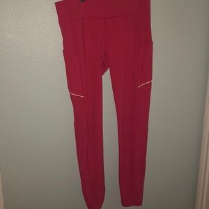 Coral Lulu Lemon Leggings